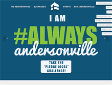 Tablet Screenshot of andersonville.org